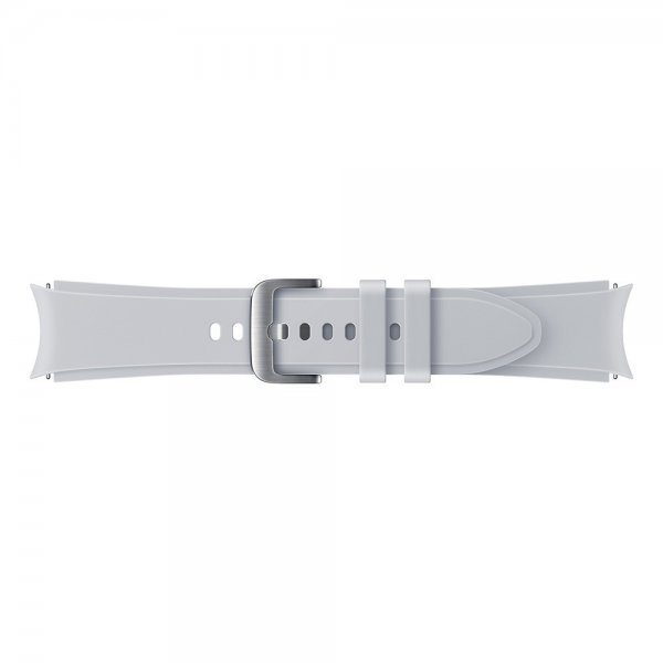 Samsung Original Galaxy Watch 20mm Armbånd Ridge Sport Band (S/M) Sølv