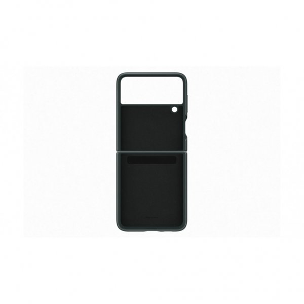 Samsung Original Galaxy Z Flip 3 Deksel Leather Cover Grønn