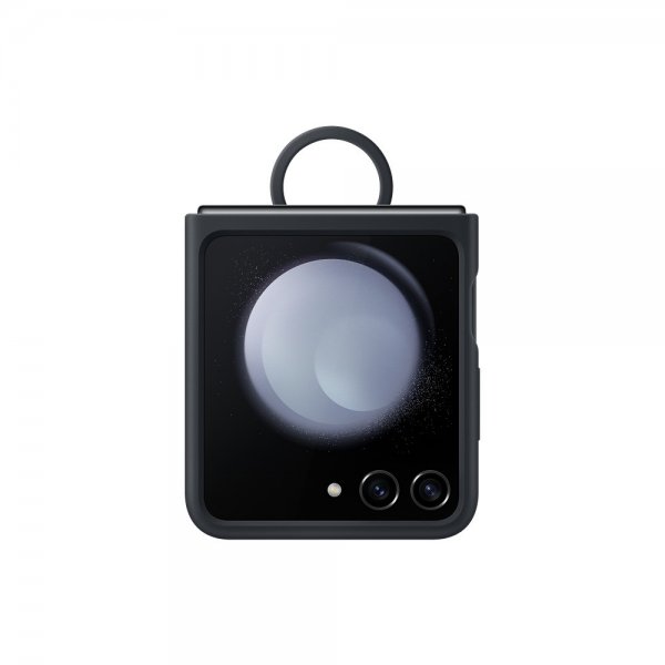 Samsung Original Galaxy Z Flip 5 Deksel Silicone Case with Ring Indigo