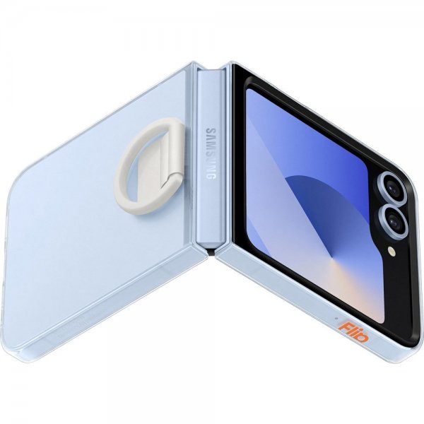 Samsung Original Galaxy Z Flip 6/Flip 7 FE Deksel Clear Case Transparent