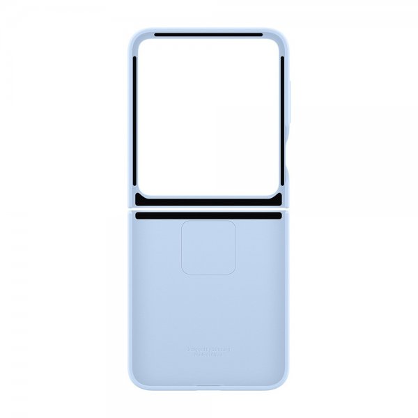Samsung Original Galaxy Z Flip 6/Flip 7 FE Deksel Silicone Case Blå