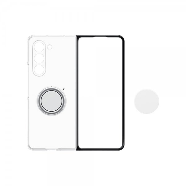 Samsung Original Galaxy Z Fold 5 Deksel Clear Gadget Case Transparent