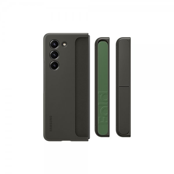 Samsung Original Galaxy Z Fold 5 Deksel Standing Case with Strap Graphite