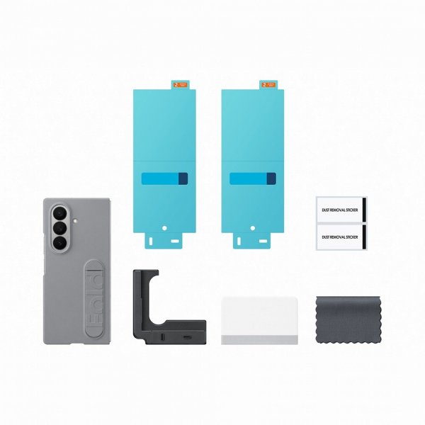 Samsung Original Galaxy Z Fold 7 Deksel Silicone Case Grå