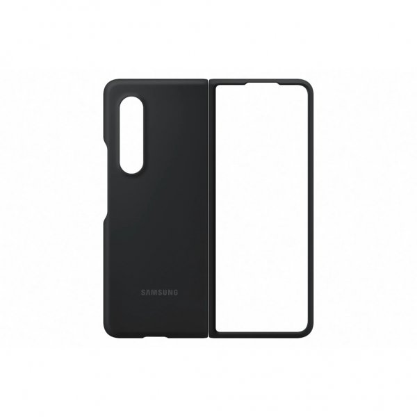 Samsung Original Galaxy Z Fold3 Deksel Silicone Cover Svart