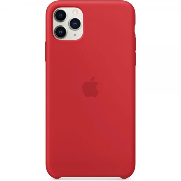 Apple Original iPhone 11 Pro Max Deksel Silicone Case Rød