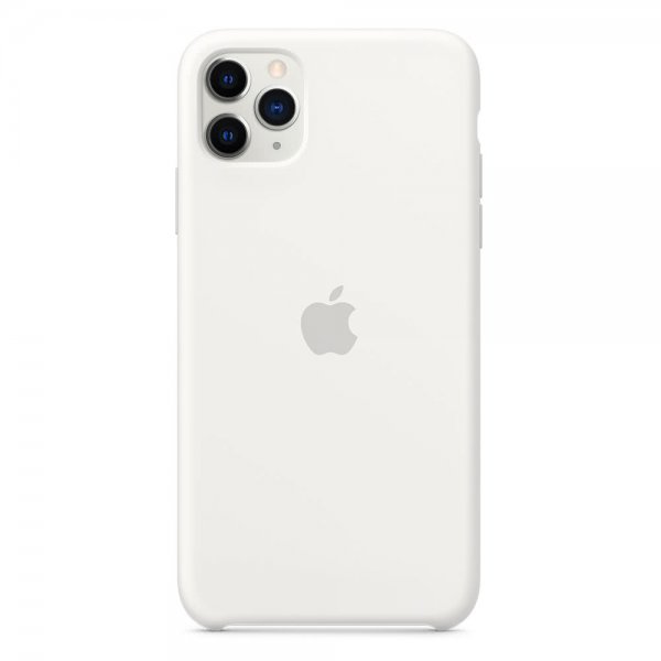 Apple Original iPhone 11 Pro Max Deksel Silikoni Case Hvit