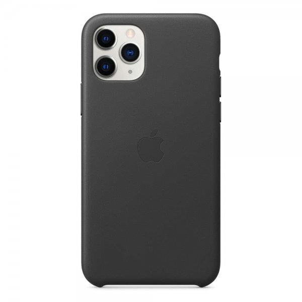 Apple Original iPhone 11 Pro Deksel Leather Case Svart