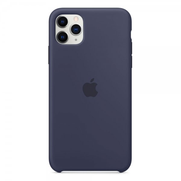 Apple Original iPhone 11 Pro Max Deksel Silikoni Case Midnight Blue