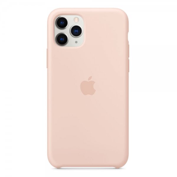 Apple Original iPhone 11 Pro Deksel Silikoni Case Pink Sand