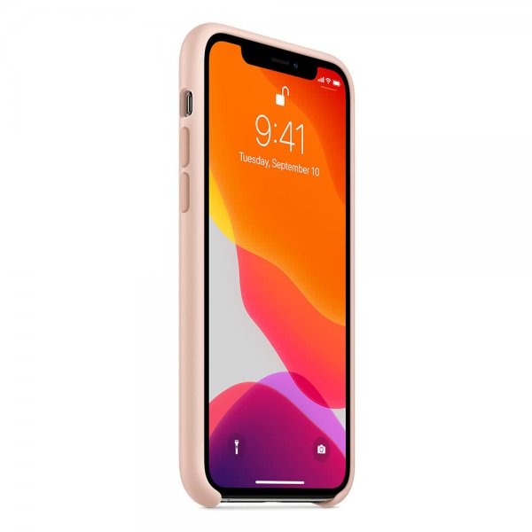Apple Original iPhone 11 Pro Deksel Silikoni Case Pink Sand