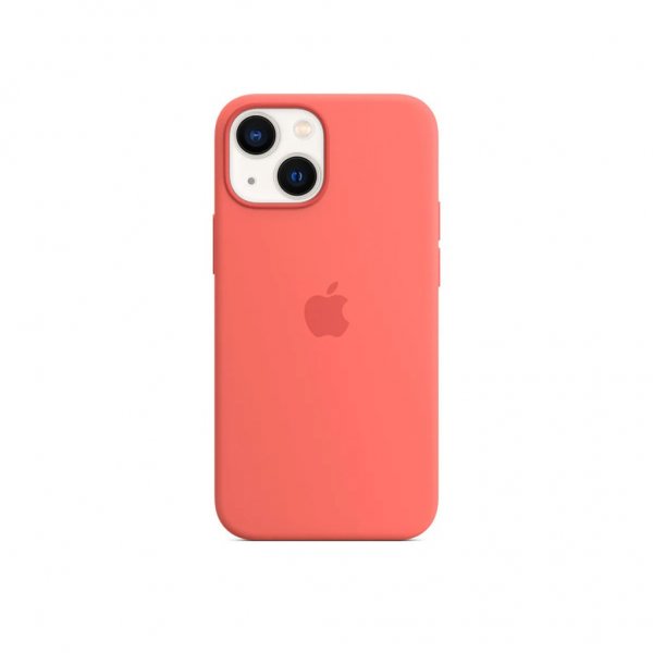 Apple Original iPhone 13 Mini Deksel Silicone Case MagSafe Pink Pomelo