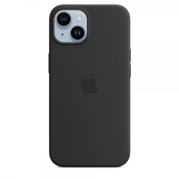 Apple Original iPhone 14 Plus Deksel Silicone Case MagSafe Midnatt
