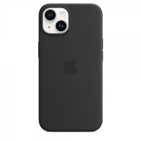 Apple Original iPhone 14 Plus Deksel Silicone Case MagSafe Midnatt
