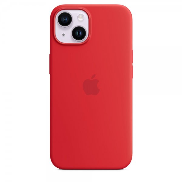 Apple Original iPhone 14 Plus Deksel Silicone Case MagSafe (PRODUCT)RED