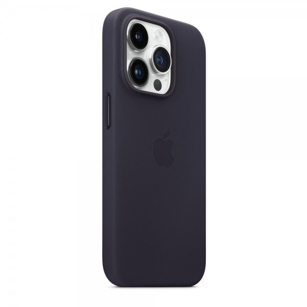 Apple Original iPhone 14 Pro Max Deksel Leather Case MagSafe Ink