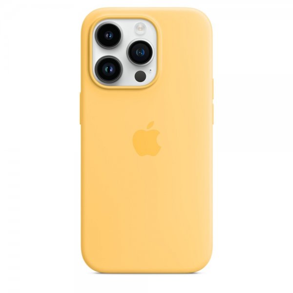 Apple Original iPhone 14 Pro Max Deksel Silicone Case MagSafe Solskinn
