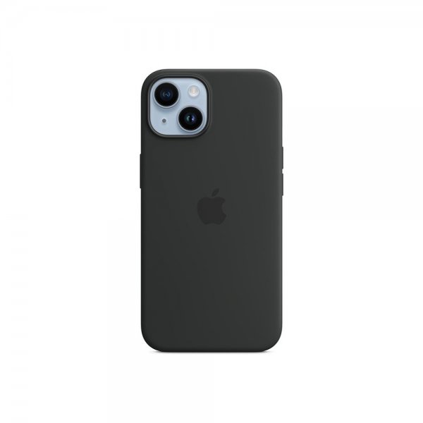 Apple Original iPhone 14 Deksel Silicone Case MagSafe Midnight