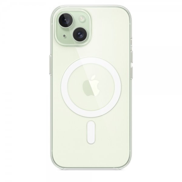 Apple Original iPhone 15 Deksel Transparent MagSafe Klar