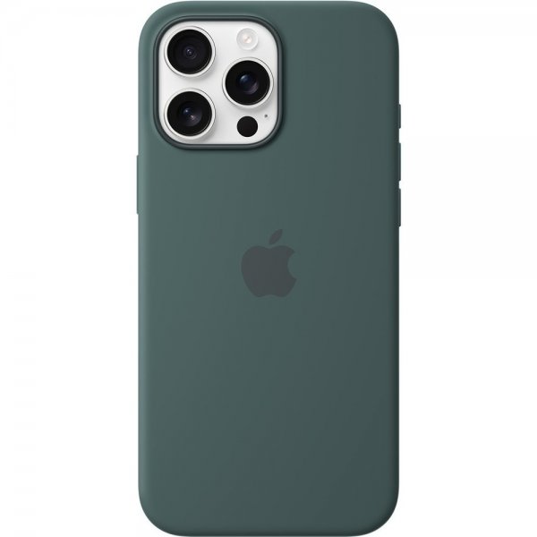Apple Original iPhone 16 Pro Deksel Silicone Case MagSafe Lake Green