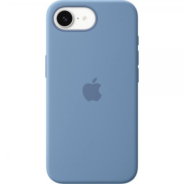 Apple Original iPhone 16e Deksel Silicone Case Winter Blue