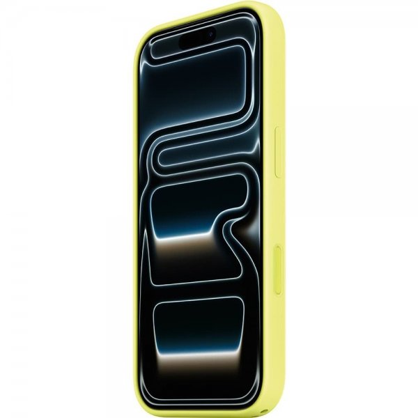 Apple Original iPhone 17 Pro Deksel Silicone Case MagSafe Neon Yellow