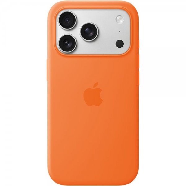 Apple Original iPhone 17 Pro Deksel Silicone Case MagSafe Oransje