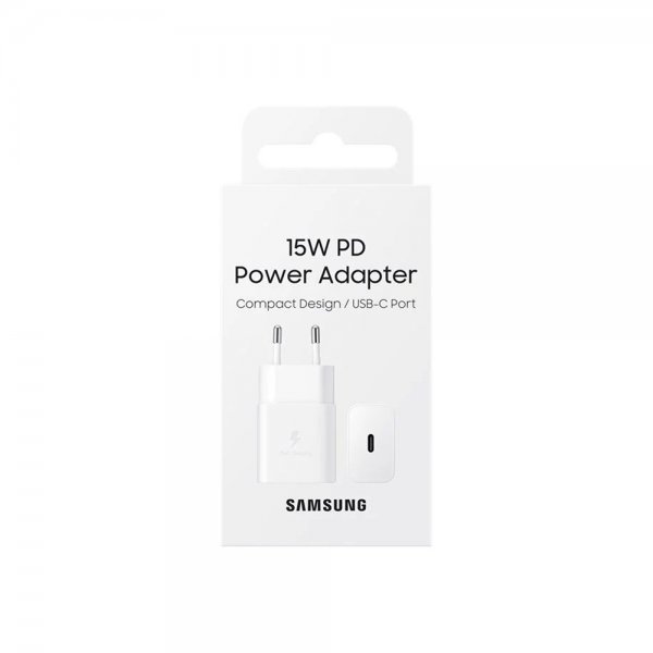 Samsung Original Lader 15W PD Power Adapter Hvit