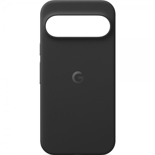 Google Original Pixel 9/Pixel 9 Pro Deksel Silikon Obsidian