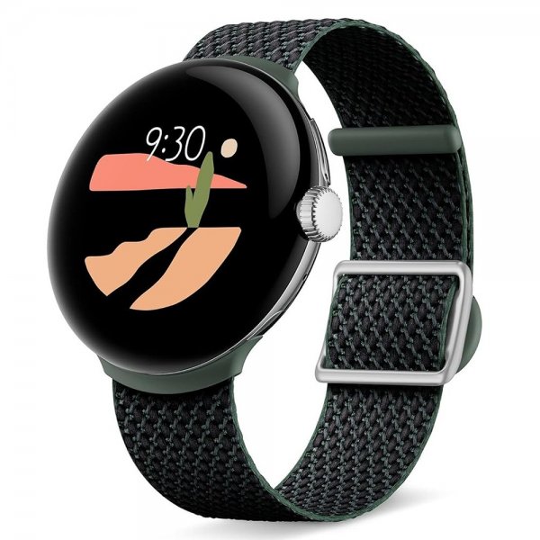 Google Original Pixel Watch/Pixel Watch 2/Pixel Watch 3 41mm Armbånd Woven Band Ivy