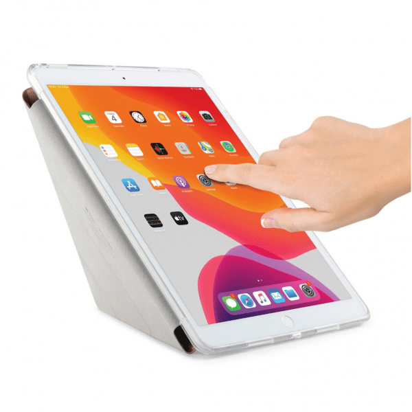 Pipetto iPad 10.2 (gen 7/8/9) Etui Metallic Origami Rosegull