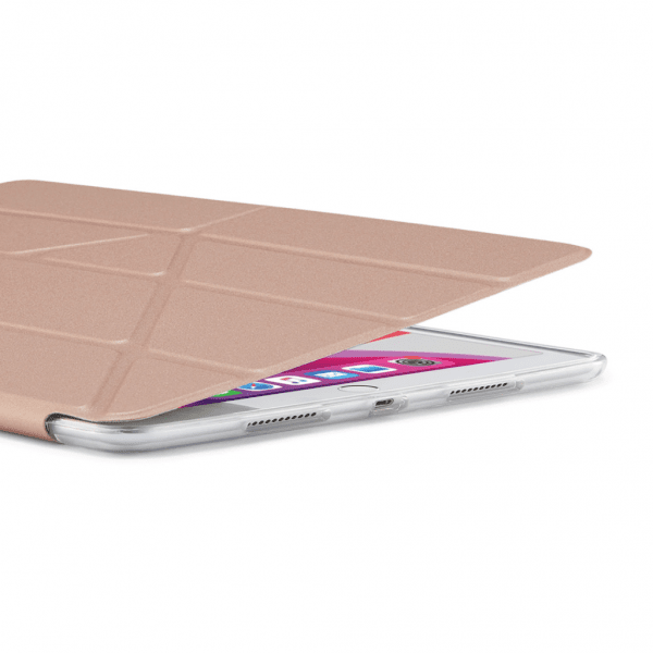 Pipetto iPad 10.2 (gen 7/8/9) Etui Metallic Origami Rosegull