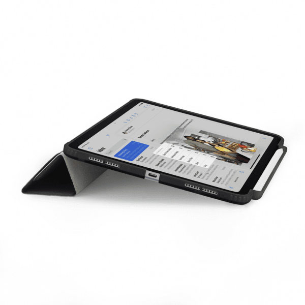 Pipetto iPad Air 11 (M2/M3) Etui Origami No3 Pencil Case Svart