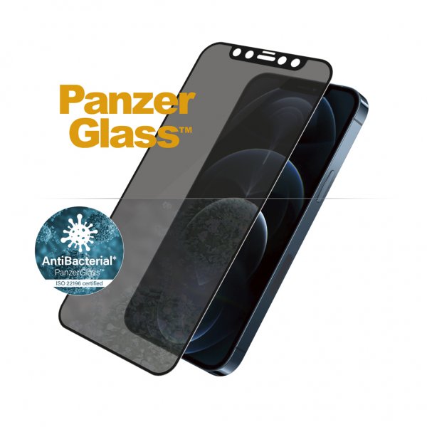 PanzerGlass iPhone 12 Pro Max Skjermbeskytter Edge-to-Edge Privacy