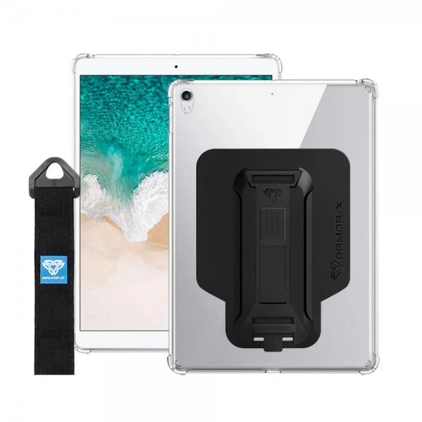 Armor-X Shockproof iPad 10.2 Skall Gjennomsiktig Svart