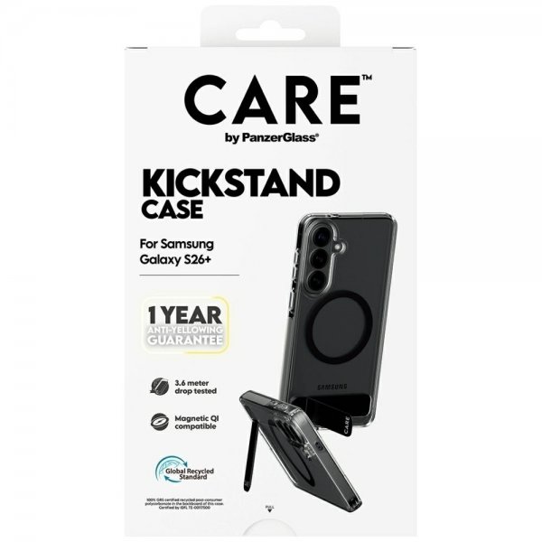 CARE by PanzerGlass Samsung Galaxy S26 Plus Deksel Kickstand MagSafe Transparent