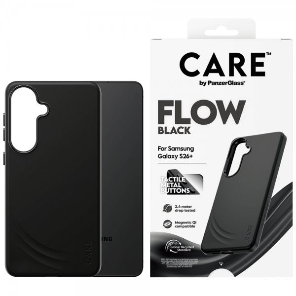 CARE by PanzerGlass Samsung Galaxy S26 Plus Deksel Flow MagSafe Svart