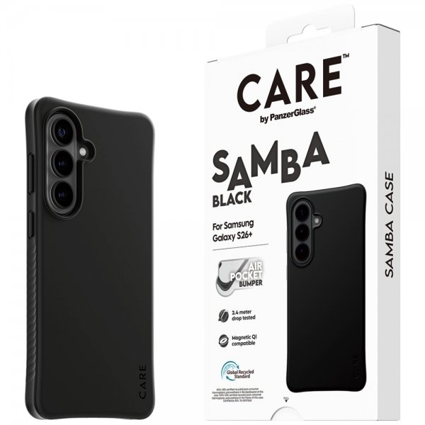 CARE by PanzerGlass Samsung Galaxy S26 Plus Deksel Samba MagSafe Svart