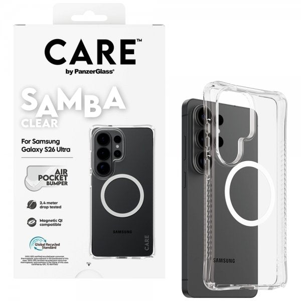 CARE by PanzerGlass Samsung Galaxy S26 Ultra Deksel Samba MagSafe Transparent