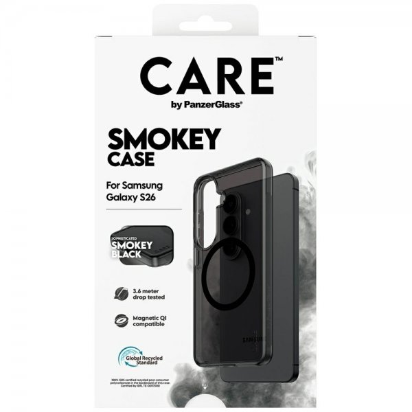 CARE by PanzerGlass Samsung Galaxy S26 Deksel Smokey MagSafe Svart