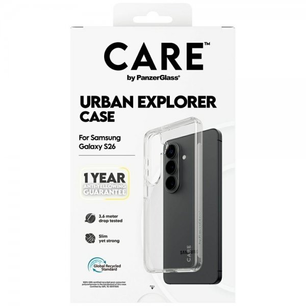 CARE by PanzerGlass Samsung Galaxy S26 Deksel Urban Explorer Transparent