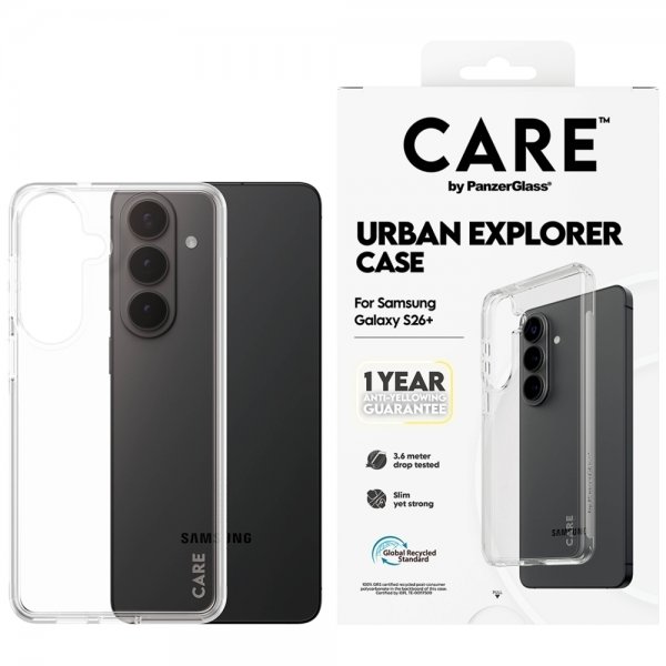 CARE by PanzerGlass Samsung Galaxy S26 Plus Deksel Urban Explorer Transparent