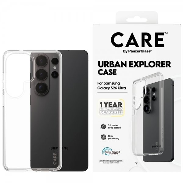 CARE by PanzerGlass Samsung Galaxy S26 Ultra Deksel Urban Explorer Transparent
