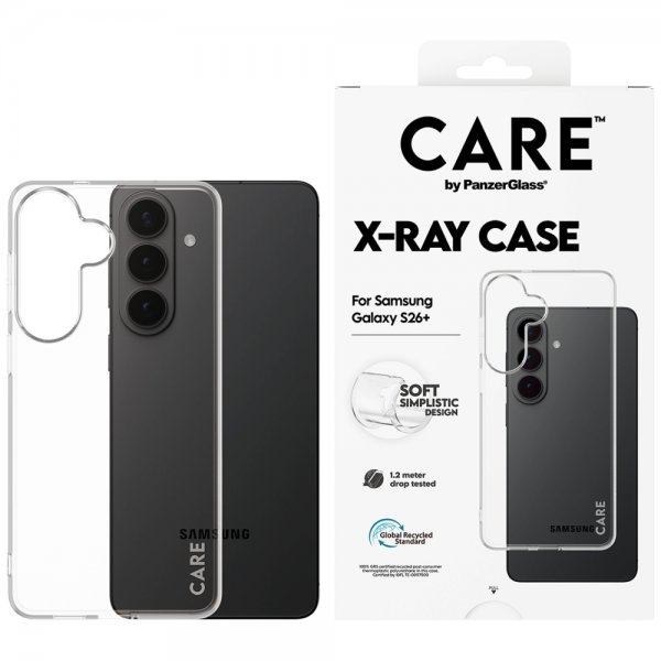 CARE by PanzerGlass Samsung Galaxy S26 Plus Deksel X-Ray Transparent
