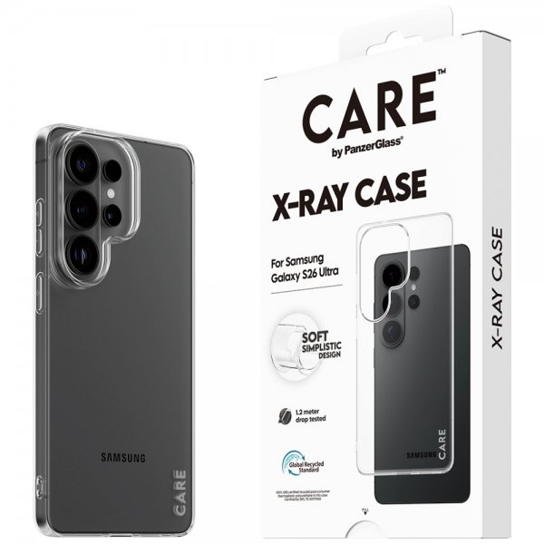 CARE by PanzerGlass Samsung Galaxy S26 Ultra Deksel X-Ray Transparent
