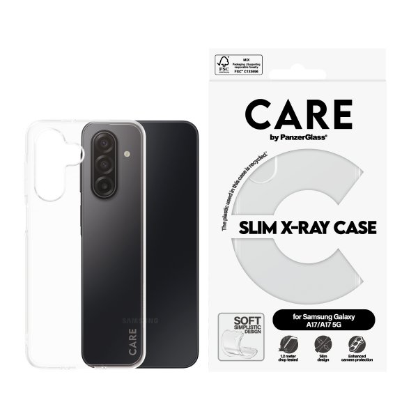 CARE by PanzerGlass Samsung Galaxy A17 Deksel Slim X-Ray Transparent