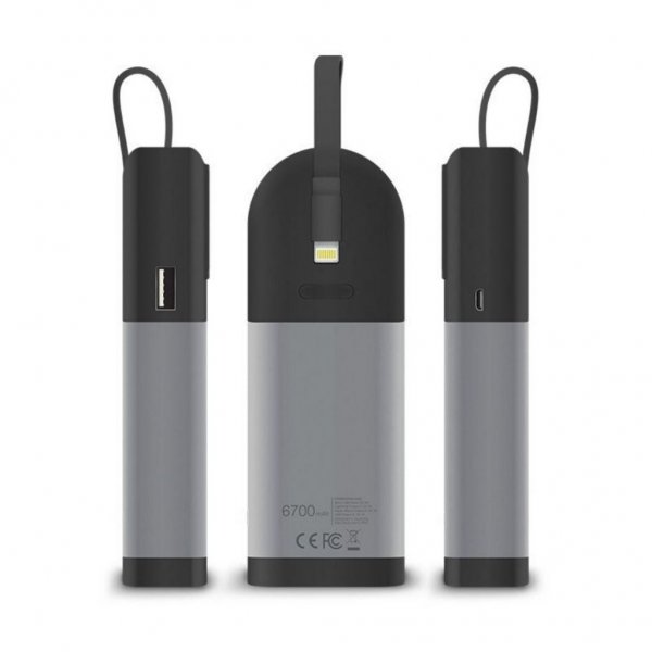 ALOGIC 6700mAh 3 i 1 Powerbank for Apple Watch & iPhone