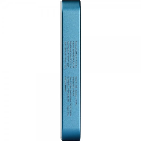 Pitaka MagSafe Powerbank Aramid Fiber 10 000 mAh Lucid Blue