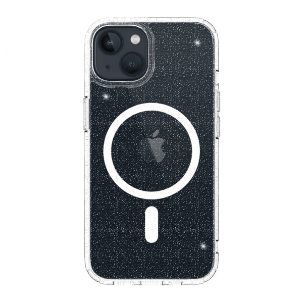 Just Mobile iPhone 14 Deksel TENC BlingBling MagSafe Transparent