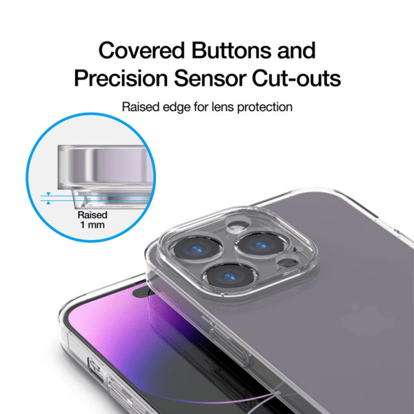 Just Mobile iPhone 14 Pro Deksel TENC Slim Fit Frost